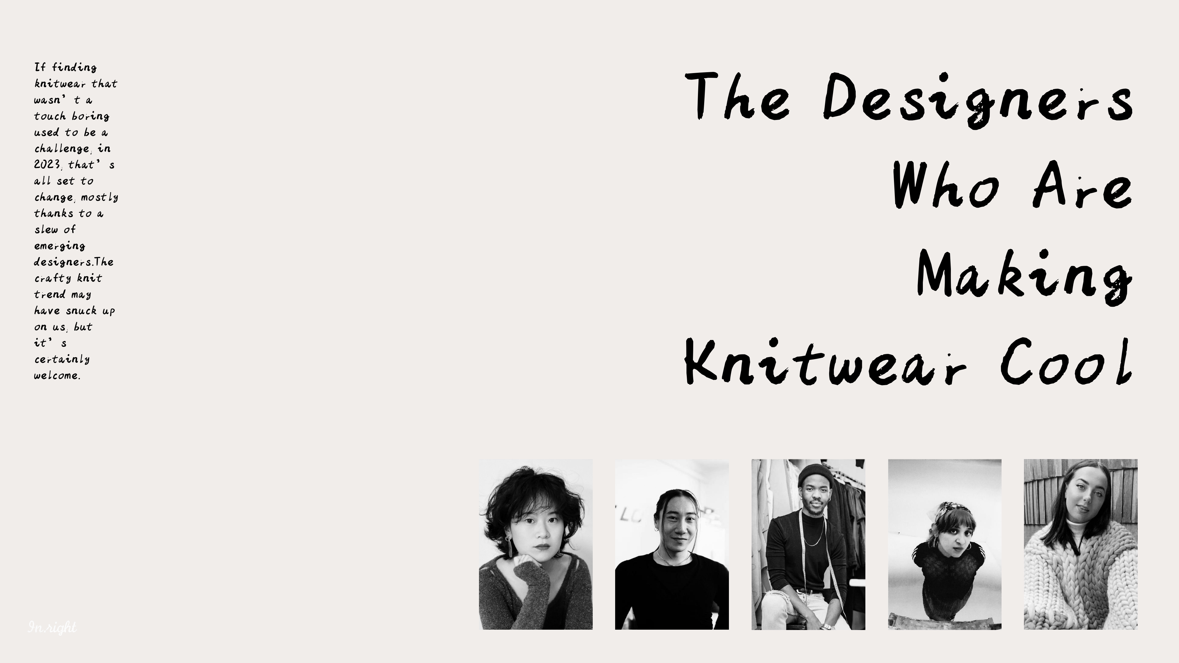 The Designers Who Are Making Knitwear Cool